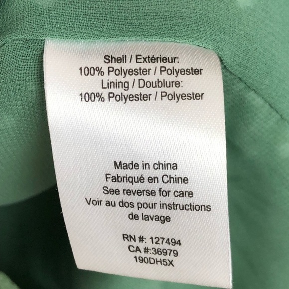 𝅺Heartloom olive green polkadot wrap dress - Picture 4 of 8